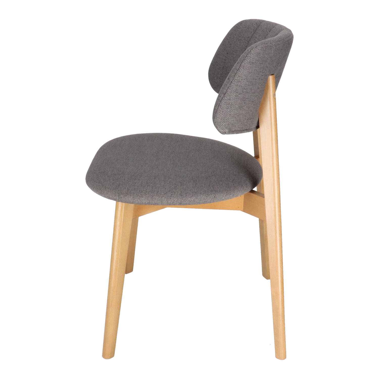 T MARY UP Grey classic Upholstered indoor chair
